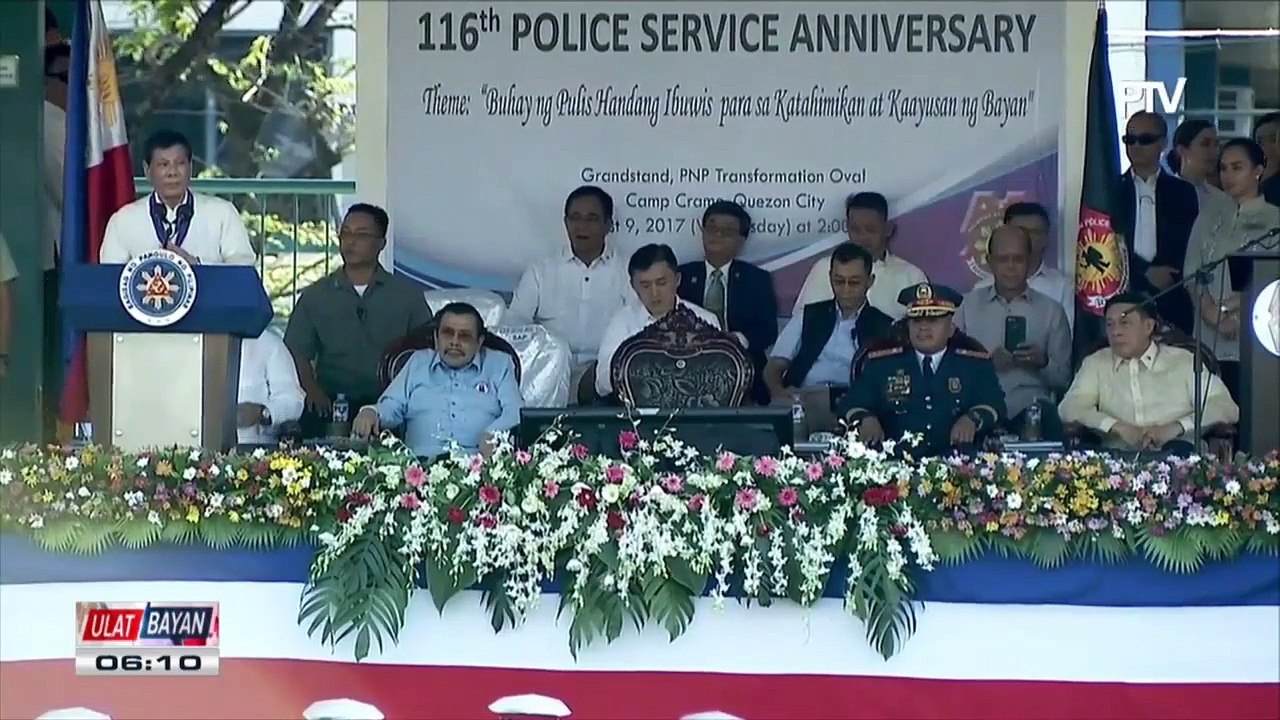 Pangulong Duterte, muling nagbabala sa mga sangkot sa iligal na droga