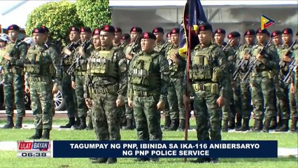 Download Video: Tagumpay ng PNP, ibinida sa ika-116 Anibersaryo ng PNP Police Service