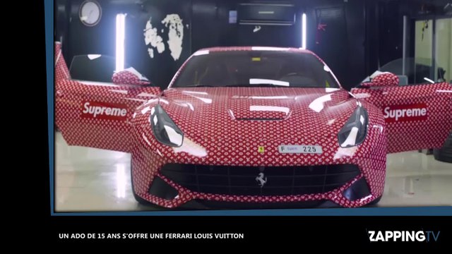 Dubaï : Un adolescent de 15 ans s'offre une Ferrari Louis Vuitton (vidéo)