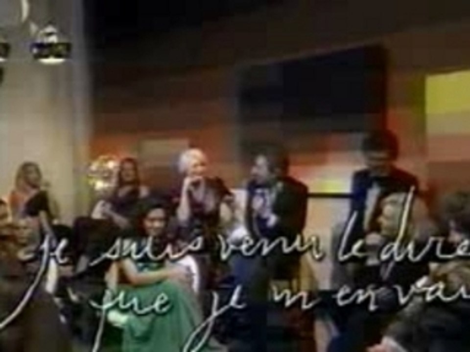 Je suis venu te dire que je m'en vais (Gainsbourg) Taratata