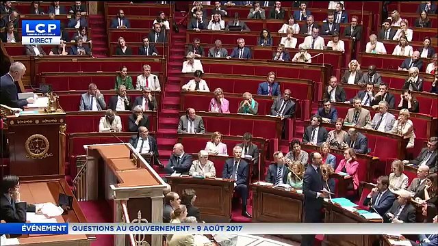 Le Premier ministre, s'exprime à l'Assemblée nationale au sujet de l'attaque survenue ce matin à Levallois-Perret
