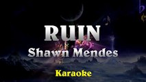 Shawn Mendes - Ruin | Piano Karaoke Instrumental Lyrics Cover Sing Along