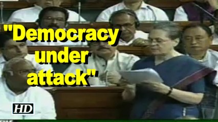 Democracy under attack by communal, repressive forces: Sonia