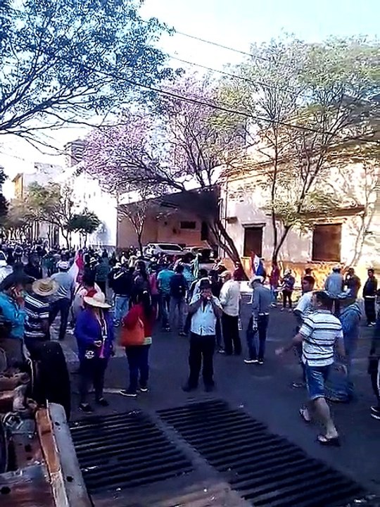 Manifestación campesina para exigir subsidio Agosto de 2017