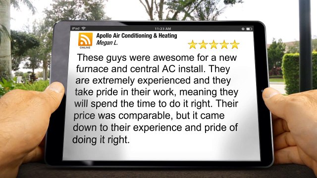 Fort Worth Heating Repair – Apollo Air Conditioning & Heating Incredible 5 Star Review