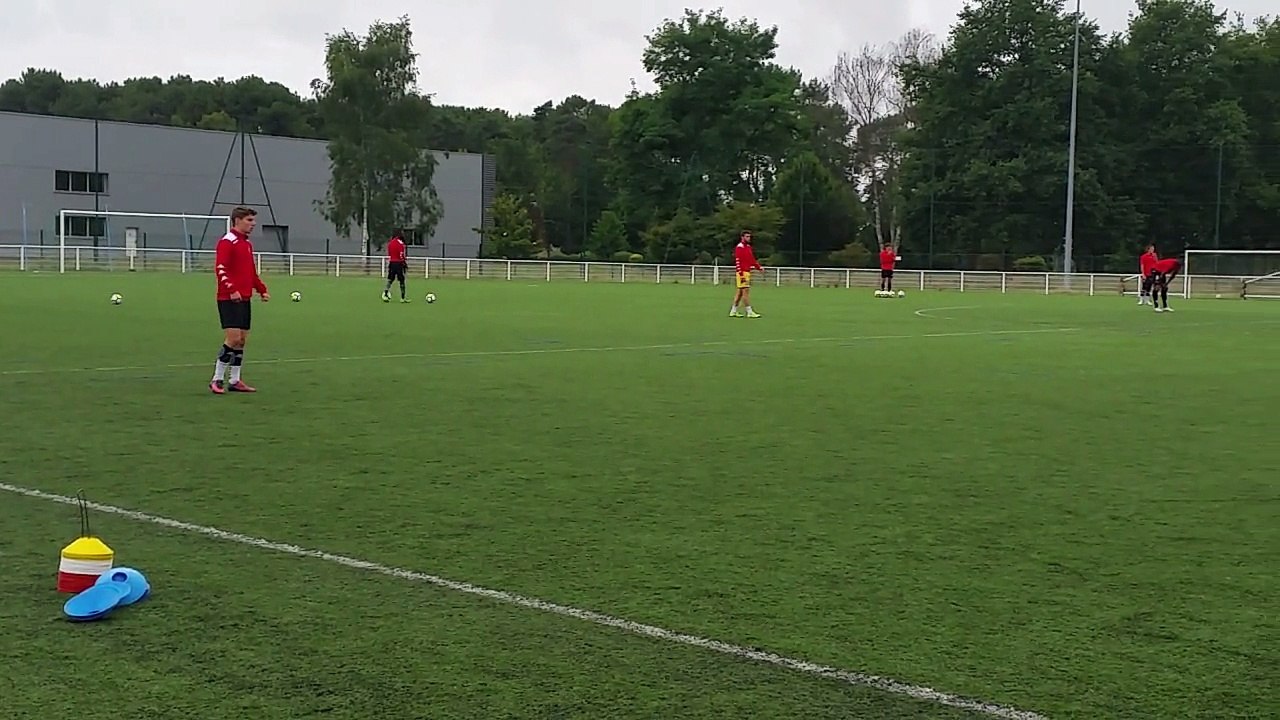 L'un des derniers entraînements du Mans FC avant le début de la saison