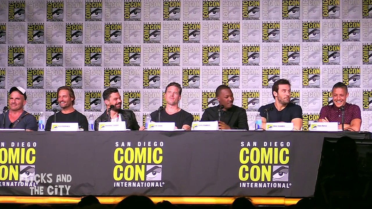 BRAVE NEW WARRIORS Comic Con Dominic Purcell, Clive Standen, Eric Dane, Theo Rossi, Domini