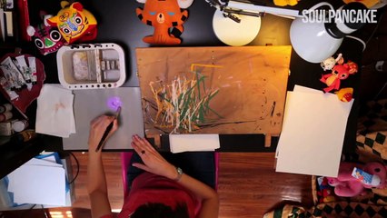 CURIOSITY Timelapse Painting by Becky Dreistadt  Art Attack