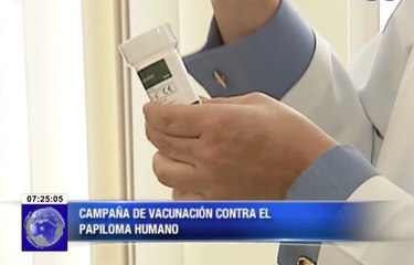 Campaña de vacunación contra el papiloma humano