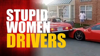 WORLD'S MOST STUPID WOMEN DRIVERS_ CRAZY WOMEN DRIVING FAILS 2017 #7