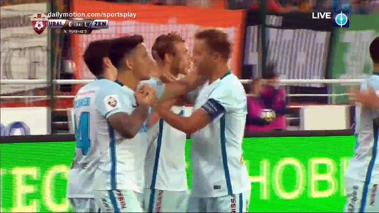 Aleksandr Kokorin Goal HD - Ural 1 - 1 Zenit Petersburg - 09.08.2017 (Full Replay)