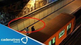 ¡¡FUERTES IMÁGENES!! Homicidio en el Metro Copilco