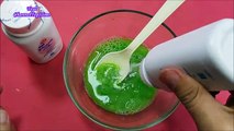 Baby Powder Slime , How To Make Slime with Baby Powder and Hand Soap No Glue, Face Mask, L