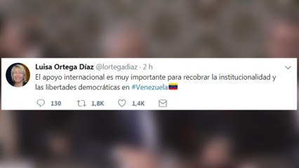 Exfiscal venezolana agradece el respaldo de 13 cancilleres americanos