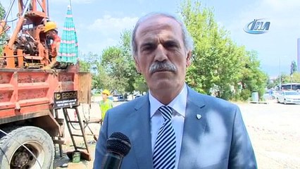 Yıldırım metrosu için ilk sondaj