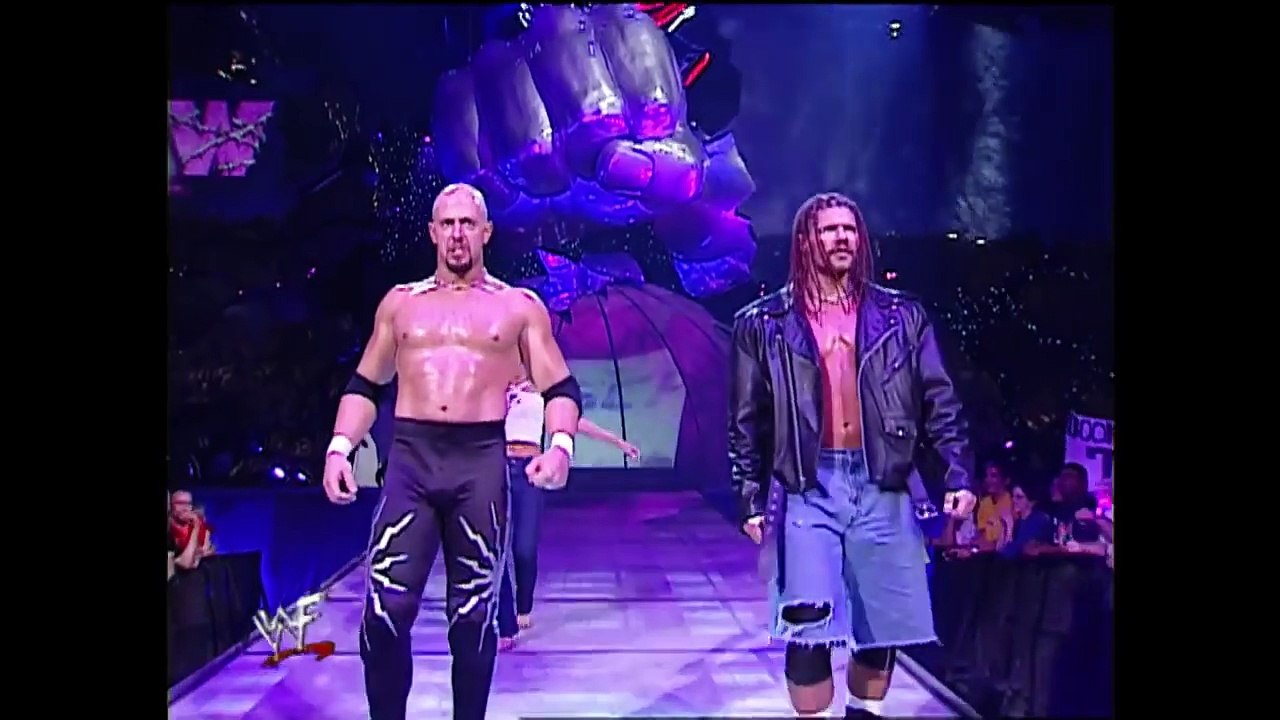 The Hardy Boyz With Lita vs Raven & Justin Credible With Terri SmackDown 09.04.2001
