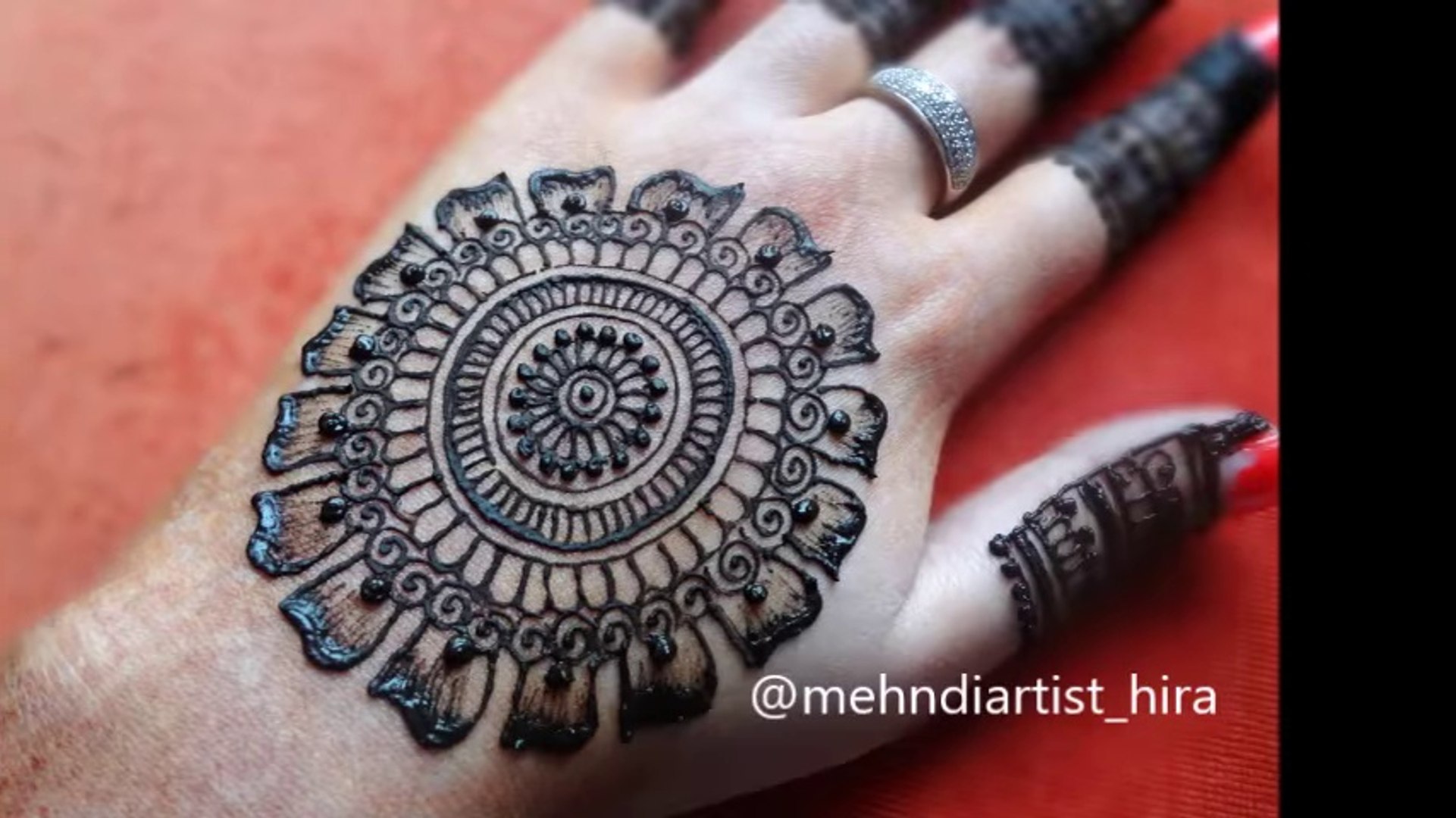 How To Apply Easy Henna Gol Tikki Mehndi Designs For Hands