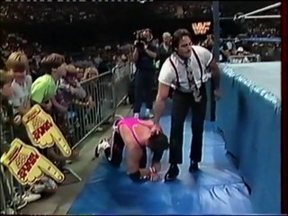 Bret Hart vs. IRS WWF 1991
