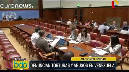 Скачать видео: ONU denuncia torturas y maltratos contra manifestantes en Venezuela