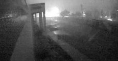 High School Security Camera Captures Tulsa Tornado