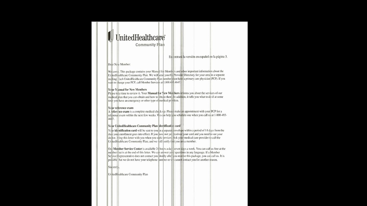 UNITED HEATH CARE COMMUNITY PLAN