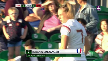 Coupe de Monde de rugby (F) : Les Bleues ouvrent la marque après 13 secondes de jeu !