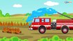 Camión de Bomberos. Dibujos animados de coches y camiones para niños en español - Carros para niños