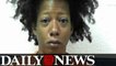 A Florida woman arrested after couple sees her pulling body out