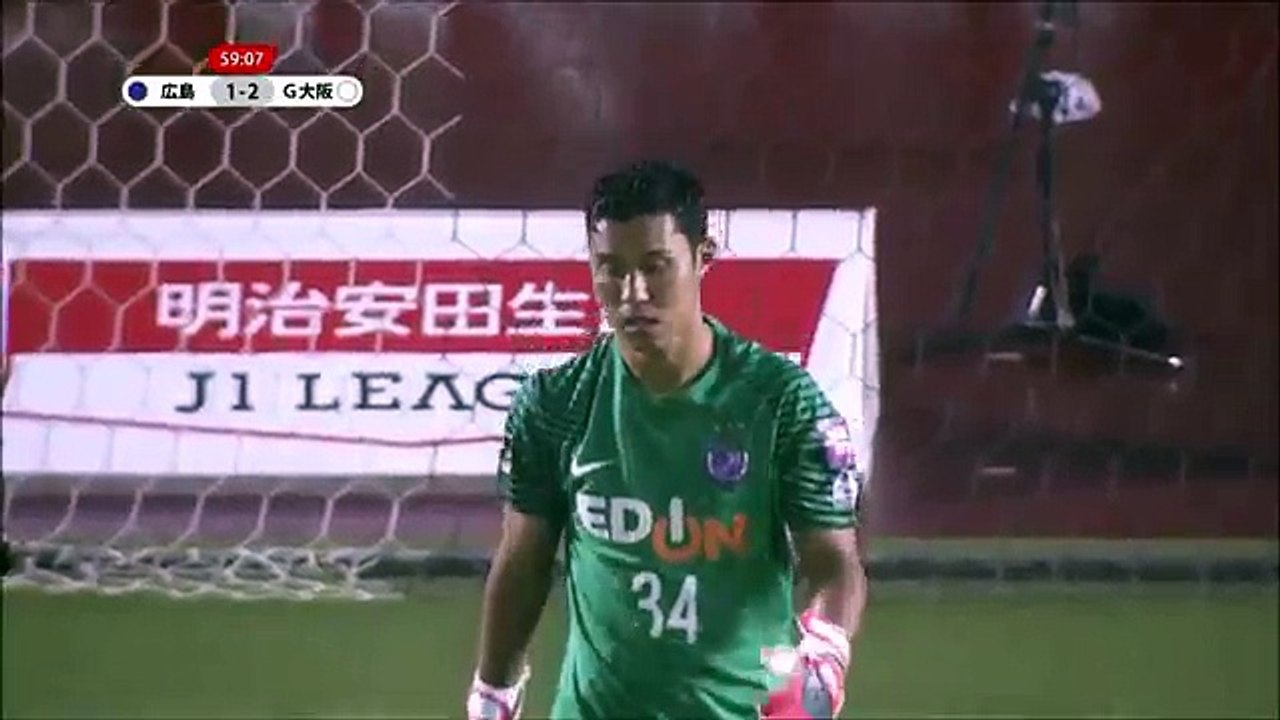 Hiroshima 1:2 Gamba Osaka (Japanese J League. 9 August 2017)