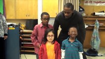 Martell Webster providing children in need with glasses