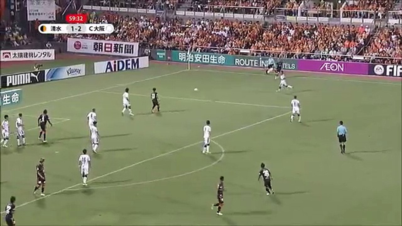 Shimizu 2:2 Cerezo Osaka (Japanese J League. 9 August 2017)