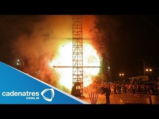 Zumpango rompe récord guinness de castillo pirotécnico /Zumpango breaks guinness record to pyrotec