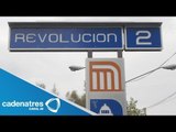 Detalles del cierre de la estación Revolución por obras de remodelación