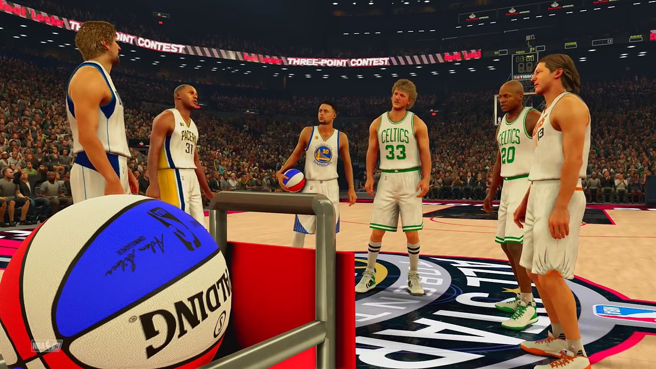 NBA 2K17: The Greatest 3 Point Contest Of All T...