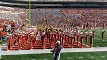 Texas Longhorn Band pre game entrance into DKR Oct 30, 2016 Baylor @ Texas