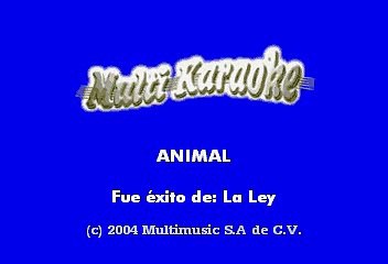 La Ley - Animal (Karaoke)