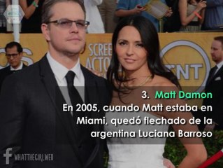 Famosos que se enamoraron de una latina