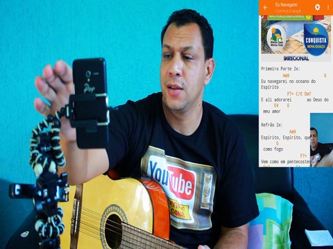 Eu Navegarei Aula de Violão como tocar Espírito Espírito e cifra(Prof.Warley Sudario)