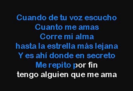 Luis Miguel - Un Te Amo (Karaoke con voz guia)