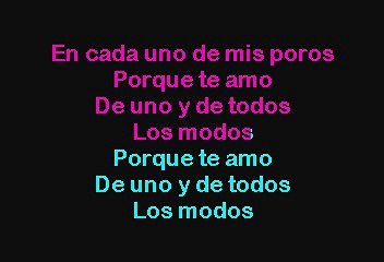 Palomo - De Uno Y De Todos Los Modos (Karaoke con voz guia)