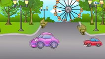 ✔ Coche de policía. Coches de carreras Para Niños. Caricaturas de carros. Tiki Taki Carros ✔