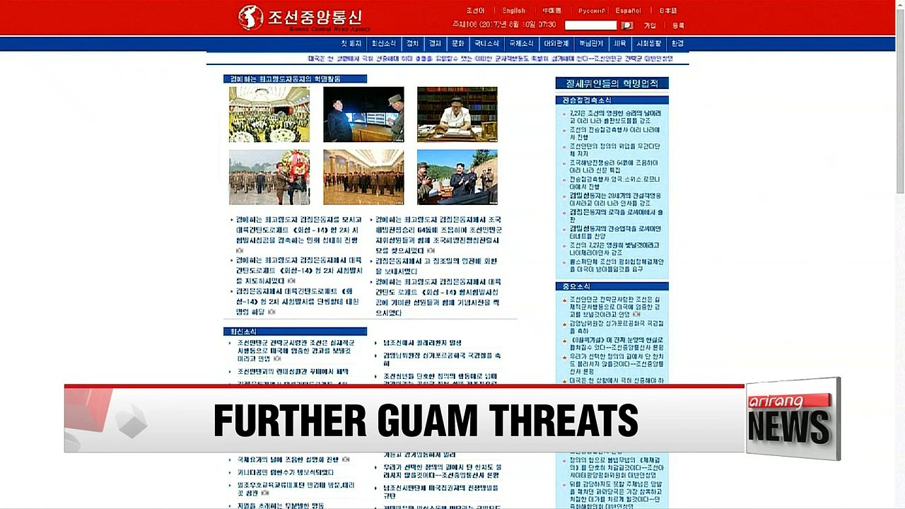 North Korea puts further threats on Guam