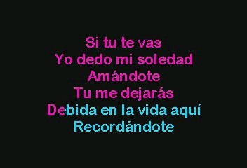 Paulina  Rubio - Si Tu Te Vas (Karaoke con voz guia)