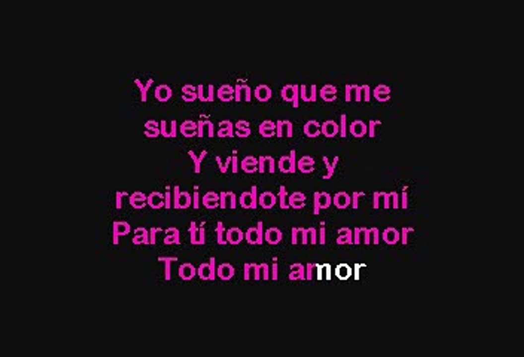 Paulina Rubio - Todo Mi Amor (Karaoke con voz guia)