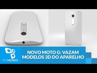 Novo Moto G: Vazam modelos 3D do aparelho