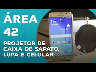 Como fazer um projetor usando caixa de  sapato, lupa e celular [Área 42] - TecMundo