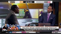 Stephen A. Smith Goes Off On Darren Woodson Over Broncos QB!