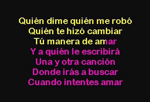 Ednita - Quien Te Robo El Corazon (Karaoke con voz guia)