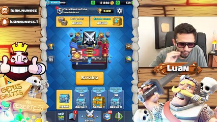 ABRI O BAÚ DA ESTRATÉGIA E TIVE UMA GRANDE SURPRESA no CLASH ROYALE