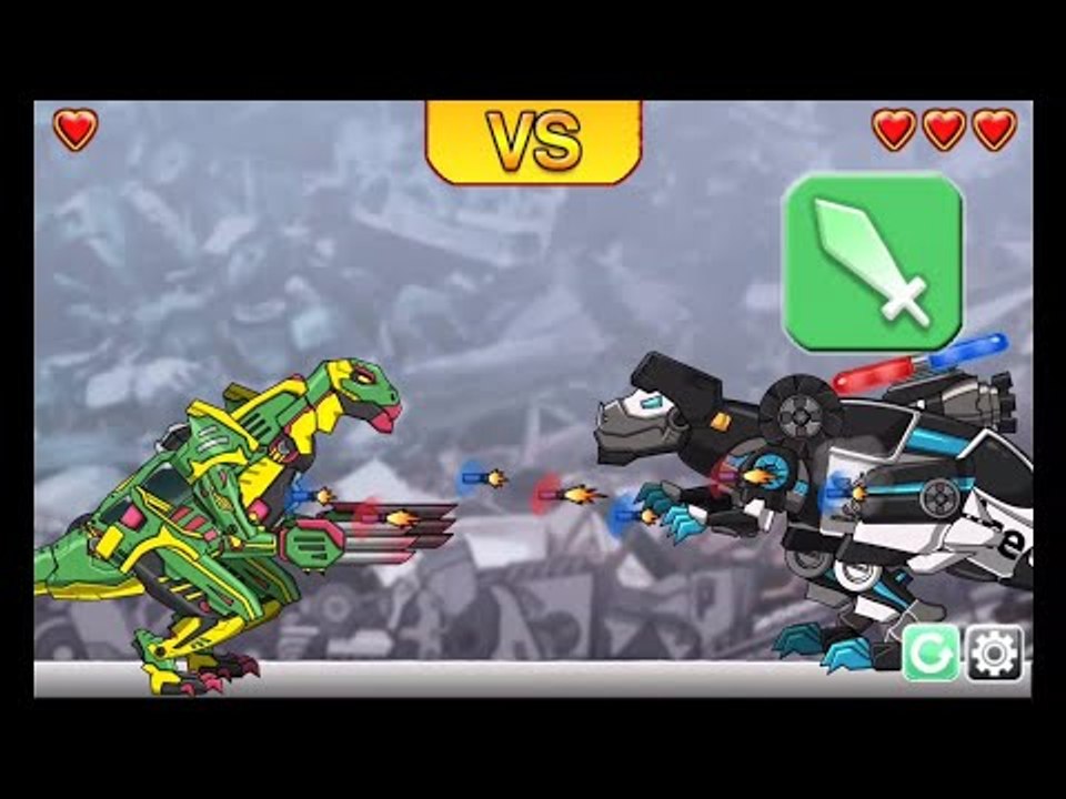 Best android games | Tarbo Cops - Combine Dino Robot Kids Games